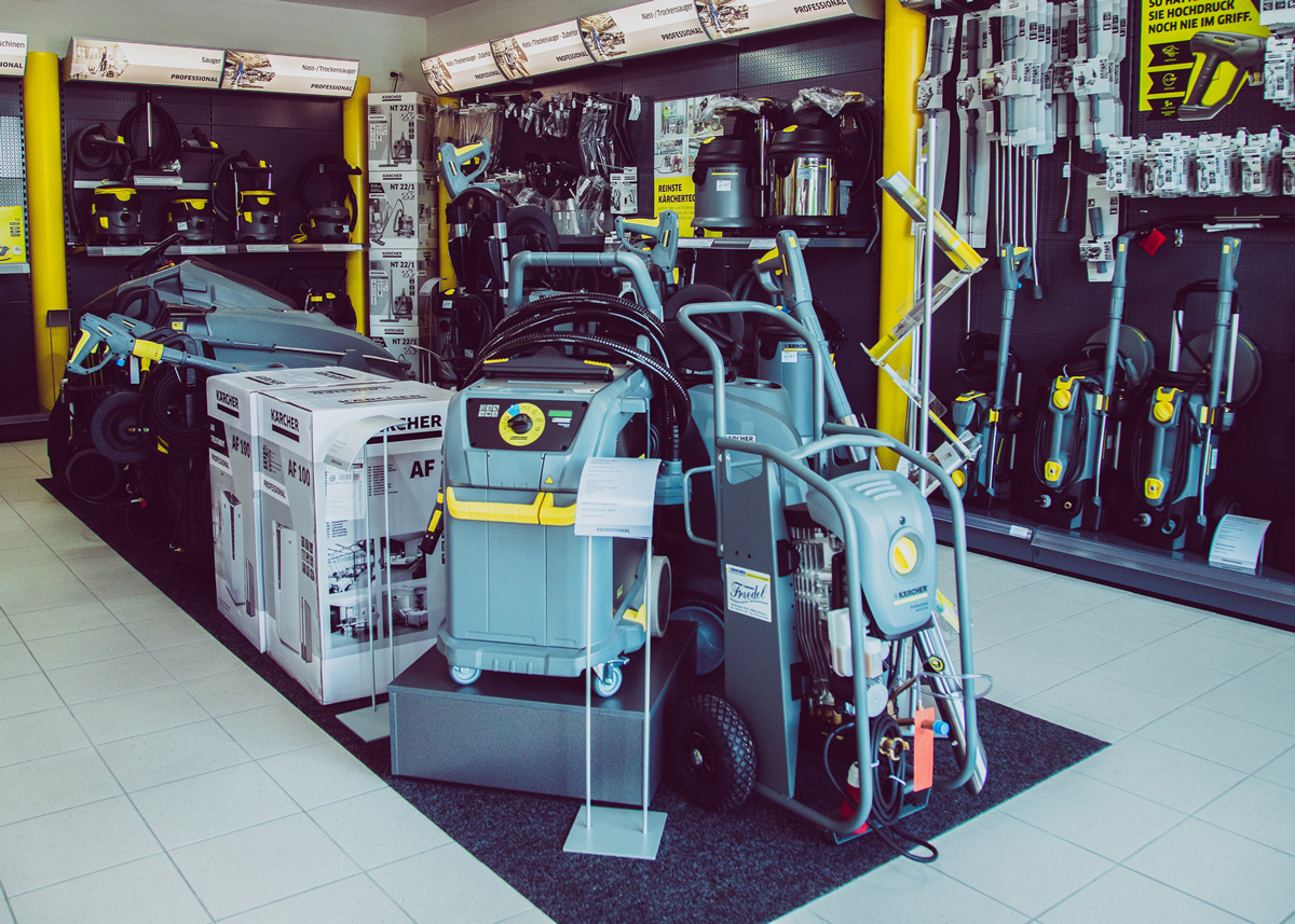 Verkauf von Reinigungstechnik in Bayreuth Altenplos